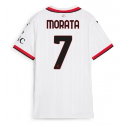 AC Milan Alvaro Morata #7 Bortatröja 2024-25 Dam Kortärmad