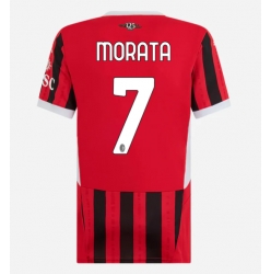 AC Milan Alvaro Morata #7 Hemmatröja 2024-25 Dam Kortärmad