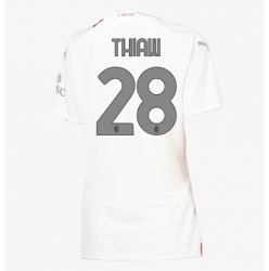 AC Milan Malick Thiaw #28 Bortatröja 2023-24 Dam Kortärmad