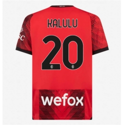 AC Milan Pierre Kalulu #20 Hemmatröja 2023-24 Kortärmad