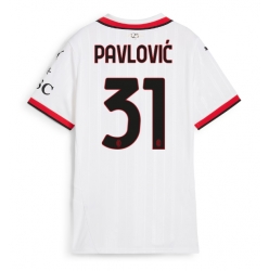 AC Milan Strahinja Pavlovic #31 Bortatröja 2024-25 Dam Kortärmad