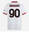 AC Milan Tammy Abraham #90 Bortatröja 2024-25 Kortärmad