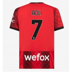 AC Milan Yacine Adli #7 Hemmatröja 2023-24 Kortärmad