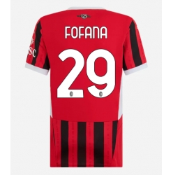 AC Milan Youssouf Fofana #29 Hemmatröja 2024-25 Dam Kortärmad