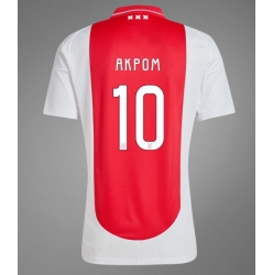 Ajax Chuba Akpom #10 Hemmatröja 2024-25 Kortärmad