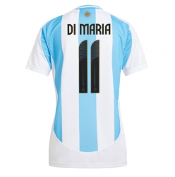 Argentina Angel Di Maria #11 Hemmatröja Copa America 2024 Dam Kortärmad