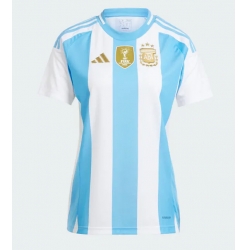 Argentina Hemmatröja Copa America 2024 Dam Kortärmad