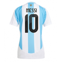 Argentina Lionel Messi #10 Hemmatröja Copa America 2024 Dam Kortärmad