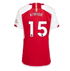 Arsenal Jakub Kiwior #15 Hemmatröja 2023-24 Dam Kortärmad