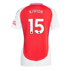 Arsenal Jakub Kiwior #15 Hemmatröja 2024-25 Dam Kortärmad