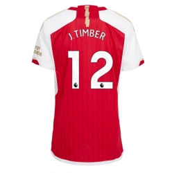 Arsenal Jurrien Timber #12 Hemmatröja 2023-24 Dam Kortärmad