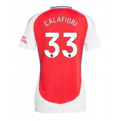 Arsenal Riccardo Calafiori #33 Hemmatröja 2024-25 Dam Kortärmad