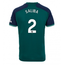 Arsenal William Saliba #2 Tredje Tröja 2023-24 Kortärmad