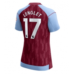 Aston Villa Clement Lenglet #17 Hemmatröja 2023-24 Dam Kortärmad