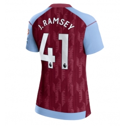 Aston Villa Jacob Ramsey #41 Hemmatröja 2023-24 Dam Kortärmad