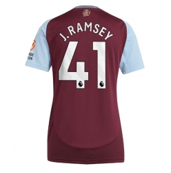 Aston Villa Jacob Ramsey #41 Hemmatröja 2024-25 Dam Kortärmad