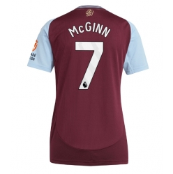 Aston Villa John McGinn #7 Hemmatröja 2024-25 Dam Kortärmad