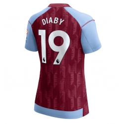 Aston Villa Moussa Diaby #19 Hemmatröja 2023-24 Dam Kortärmad