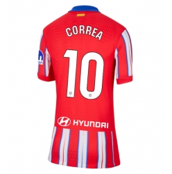 Atletico Madrid Angel Correa #10 Hemmatröja 2024-25 Dam Kortärmad