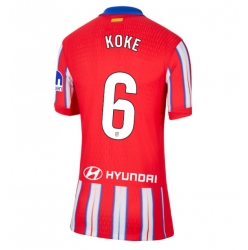 Atletico Madrid Koke #6 Hemmatröja 2024-25 Dam Kortärmad