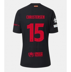 Barcelona Andreas Christensen #15 Bortatröja 2024-25 Kortärmad