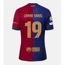 Barcelona Lamine Yamal #19 Hemmatröja 2024-25 Kortärmad