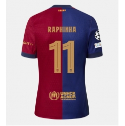 Barcelona Raphinha Belloli #11 Hemmatröja 2024-25 Kortärmad