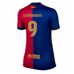 Barcelona Robert Lewandowski #9 Hemmatröja 2024-25 Dam Kortärmad