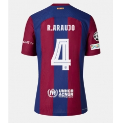 Barcelona Ronald Araujo #4 Hemmatröja 2023-24 Dam Kortärmad