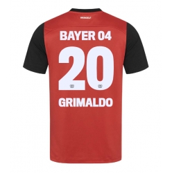 Bayer Leverkusen Alejandro Grimaldo #20 Hemmatröja 2024-25 Kortärmad