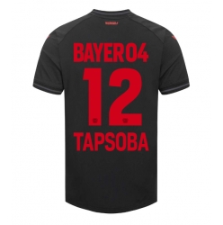 Bayer Leverkusen Edmond Tapsoba #12 Hemmatröja 2023-24 Kortärmad