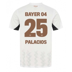 Bayer Leverkusen Exequiel Palacios #25 Bortatröja 2024-25 Kortärmad