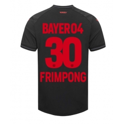 Bayer Leverkusen Jeremie Frimpong #30 Hemmatröja 2023-24 Kortärmad