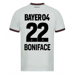 Bayer Leverkusen Victor Boniface #22 Bortatröja 2023-24 Kortärmad