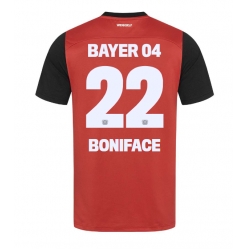 Bayer Leverkusen Victor Boniface #22 Hemmatröja 2024-25 Kortärmad