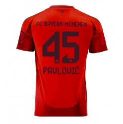 Bayern Munich Aleksandar Pavlovic #45 Hemmatröja 2024-25 Kortärmad