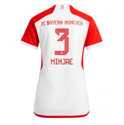 Bayern Munich Kim Min-jae #3 Hemmatröja 2023-24 Dam Kortärmad