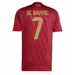 Belgien Kevin De Bruyne #7 Hemmatröja EM 2024 Kortärmad