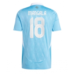 Belgien Orel Mangala #18 Bortatröja EM 2024 Kortärmad