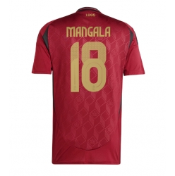 Belgien Orel Mangala #18 Hemmatröja EM 2024 Kortärmad