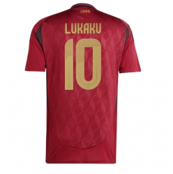 Belgien Romelu Lukaku #10 Hemmatröja EM 2024 Kortärmad