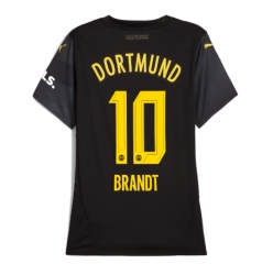 Borussia Dortmund Julian Brandt #10 Bortatröja 2024-25 Dam Kortärmad