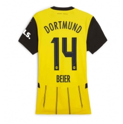 Borussia Dortmund Maximilian Beier #14 Hemmatröja 2024-25 Dam Kortärmad