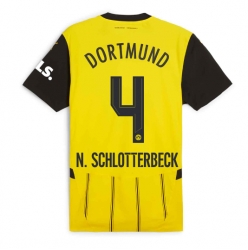 Borussia Dortmund Nico Schlotterbeck #4 Hemmatröja 2024-25 Kortärmad