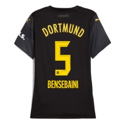 Borussia Dortmund Ramy Bensebaini #5 Bortatröja 2024-25 Dam Kortärmad