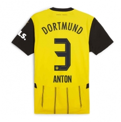 Borussia Dortmund Waldemar Anton #3 Hemmatröja 2024-25 Kortärmad