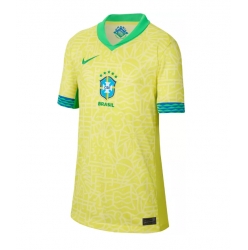 Brasilien Hemmatröja Copa America 2024 Dam Kortärmad