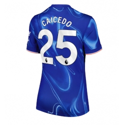 Chelsea Moises Caicedo #25 Hemmatröja 2024-25 Dam Kortärmad