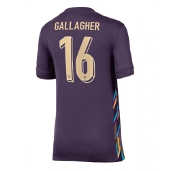 England Conor Gallagher #16 Bortatröja EM 2024 Dam Kortärmad