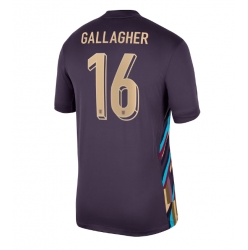 England Conor Gallagher #16 Bortatröja EM 2024 Kortärmad